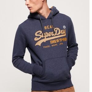 Superdry Men's Navy Hoodie